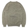 画像2: INVERALLAN（インバーアラン）Crew Neck Saddle Shoulder Sweater（クルーネックサドルショルダーセーター）Supersoft Shetland/OYSTER（オイスター） (2)