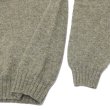 画像5: INVERALLAN（インバーアラン）Crew Neck Saddle Shoulder Sweater（クルーネックサドルショルダーセーター）Supersoft Shetland/OYSTER（オイスター） (5)