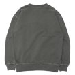 画像2: BARNS OUTFITTERS (バーンズアウトフィッターズ) Super Heavy Weight Sweat Shirt -Pigment Dye- (スーパーヘビーウェイトスウェットシャツ) "Santa fe" /Charcal(チャコール) (2)