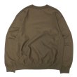 画像2: blurhms ROOTSTOCK（ブラームスルーツストック）Soft&Hard Sweat Crew Neck Pullover（ソフト&ハードスウェットクルーネックプルオーバー）/Khaki Brown（カーキブラウン） (2)