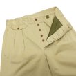 画像4: Nigel Cabourn（ナイジェル・ケーボン）OFFICER PANTS（オフィサーパンツ）WEST POINT/Beige（ベージュ）【裾上げ無料】 (4)