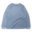 画像4: Good On（グッドオン）Long Sleeve Knit （ロングスリーブニット）"Rib Knit Pigment Dye"/Ajisai（アジサイ）・Sage（セージ） (4)