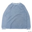 画像3: Good On（グッドオン）Long Sleeve Knit （ロングスリーブニット）"Rib Knit Pigment Dye"/Ajisai（アジサイ）・Sage（セージ） (3)