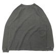 画像4: Good On（グッドオン）Long Sleeve Knit （ロングスリーブニット）"Rib Knit Pigment Dye"/Natural（ナチュラル）・Black（ブラック） (4)