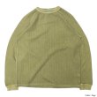 画像2: Good On（グッドオン）Long Sleeve Knit （ロングスリーブニット）"Rib Knit Pigment Dye"/Ajisai（アジサイ）・Sage（セージ） (2)