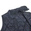 画像8: A VONTADE（アボンタージ）Quilted Line Vest（キルテッドライナーベスト）Detachble Collar/Navy（ネイビー） (8)