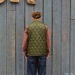 画像14: A VONTADE（アボンタージ）Quilted Line Vest（キルテッドライナーベスト）Detachble Collar/Olive（オリーブ） (14)