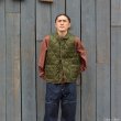 画像12: A VONTADE（アボンタージ）Quilted Line Vest（キルテッドライナーベスト）Detachble Collar/Olive（オリーブ） (12)