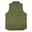 画像2: A VONTADE（アボンタージ）Quilted Line Vest（キルテッドライナーベスト）Detachble Collar/Olive（オリーブ） (2)