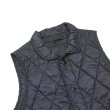 画像3: A VONTADE（アボンタージ）Quilted Line Vest（キルテッドライナーベスト）Detachble Collar/Navy（ネイビー） (3)