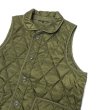 画像5: A VONTADE（アボンタージ）Quilted Line Vest（キルテッドライナーベスト）Detachble Collar/Olive（オリーブ） (5)