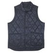 画像1: A VONTADE（アボンタージ）Quilted Line Vest（キルテッドライナーベスト）Detachble Collar/Navy（ネイビー） (1)