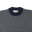 画像3: L.L.Bean（エルエルビーン）Wayne Sweater Bard's-Eye（ウェインセーターバーズアイ）-Japan Edition-/Navy×Natural（ネイビー×ナチュラル）※Mサイズのみ (3)