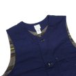 画像4: Post O'Alls（ポストオーバーオールズ）1 Pocket Vest（1ポケットベスト）Vintage twill w/trashed wool lining indigo w/stripe lining /Indigo（インディゴ） (4)