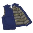 画像3: Post O'Alls（ポストオーバーオールズ）1 Pocket Vest（1ポケットベスト）Vintage twill w/trashed wool lining indigo w/stripe lining /Indigo（インディゴ） (3)