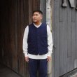 画像9: Post O'Alls（ポストオーバーオールズ）1 Pocket Vest（1ポケットベスト）Vintage twill w/trashed wool lining Charcoal w/base lining /Charcoal（チャコール） (9)