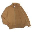 画像3: Yonetomi NEW BASIC（ヨネトミニューベーシック）EX Fine Wool Rib Knit Blouson（エクストラファインウールニットブルゾン）/Camel（キャメル） (3)