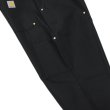 画像5: Carhartt（カーハート）DOUBLE FRONT WORK DUNGAREE（ダブルフロントワークダンガリー）/Black（ブラック）【裾上げ無料】 (5)