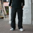 画像9: Carhartt（カーハート）DOUBLE FRONT WORK DUNGAREE（ダブルフロントワークダンガリー）/Black（ブラック）【裾上げ無料】 (9)