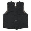 画像1: Post O'Alls（ポストオーバーオールズ）1 Pocket Vest（1ポケットベスト）Vintage twill w/trashed wool lining Charcoal w/base lining /Charcoal（チャコール） (1)