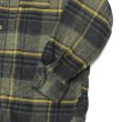 画像7: ENGINEERED GARMENTS（エンジニアードガーメンツ）WORK SHIRT（ワークシャツ）Cotton Plaid Flannel/Yellow×Grey（イエロー×グレー） (7)