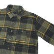 画像4: ENGINEERED GARMENTS（エンジニアードガーメンツ）WORK SHIRT（ワークシャツ）Cotton Plaid Flannel/Yellow×Grey（イエロー×グレー） (4)