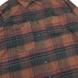 画像6: ENGINEERED GARMENTS（エンジニアードガーメンツ）WORK SHIRT（ワークシャツ）Cotton Plaid Flannel/Orange×Red（オレンジ×レッド） (6)