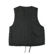 画像2: ENGINEERED GARMENTS（エンジニアードガーメンツ）Cover Vest（カバーベスト）Lt,Weight Fake Suede/Black（ブラック） (2)