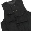 画像6: ENGINEERED GARMENTS（エンジニアードガーメンツ）Cover Vest（カバーベスト）Lt,Weight Fake Suede/Black（ブラック） (6)