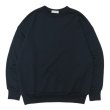 画像1: alvana（アルヴァナ）TURI-AMI 60s SAHPE SWEAT（吊り編み60sシェイプスウェット）/B-Navy（ブラックーネイビー） (1)