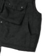 画像7: ENGINEERED GARMENTS（エンジニアードガーメンツ）Cover Vest（カバーベスト）Lt,Weight Fake Suede/Black（ブラック） (7)