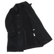 画像3: KAPTAIN SUNSHINE（キャプテンサンシャイン）Traveller Coat（トラベラーコート）REVERSE DOUBLE CLOTH MELTON/Top Black（トップブラック） (3)