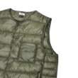 画像4: NANGA（ナンガ）INNER DOWN VEST（インナーダウンベスト）/Khaki（カーキ） (4)