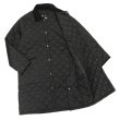 画像3: Barbour（バブァー）LONG LIDDESDALE QUILT JACKET（ロングリデスデイル キルトジャケット）/Black（ブラック） (3)