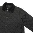 画像5: Barbour（バブァー）LONG LIDDESDALE QUILT JACKET（ロングリデスデイル キルトジャケット）/Black（ブラック） (5)