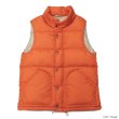 画像4: SIERRA DESIGNS（シエラデザイン）ZIP DOWN VEST（ジップダウンベスト）/V,Tan（ヴィンテージタン）・Orange（オレンジ） (4)