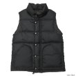 画像2: SIERRA DESIGNS（シエラデザイン）ZIP DOWN VEST（ジップダウンベスト）/Black（ブラック）・Turquoise（ターコイズ） (2)