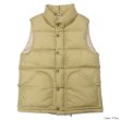 画像2: SIERRA DESIGNS（シエラデザイン）ZIP DOWN VEST（ジップダウンベスト）/V,Tan（ヴィンテージタン）・Orange（オレンジ） (2)