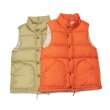 画像1: SIERRA DESIGNS（シエラデザイン）ZIP DOWN VEST（ジップダウンベスト）/V,Tan（ヴィンテージタン）・Orange（オレンジ） (1)