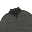 画像7: Nigel Cabourn（ナイジェルケーボン）HIGH NECK SHIRT（ハイネックシャツ）"TWO TONE"/Charcoal（チャコール）・Dark Green（ダークグリーン） (7)