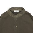 画像3: alvana（アルヴァナ）MASSIVE HENLEY NECK P.O（マッシブ ヘンリーネックプルオーバー）"Heavy Urake"/Olive（オリーブ） (3)