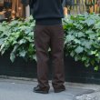 画像8: *A VONTADE（アボンタージ）1 Tuck Back Rise Trousers（1タックバックライズラウザーズ）"British Wool Line High Count Sarge"/ Dark Brown（ダークブラウン）【裾上げ無料】 (8)