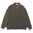 画像1: alvana（アルヴァナ）MASSIVE HENLEY NECK P.O（マッシブ ヘンリーネックプルオーバー）"Heavy Urake"/Olive（オリーブ） (1)