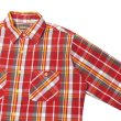 画像4: CAMCO（カムコ）Heavy Wight Flannel Shirt（ヘビーウエイト フランネルシャツ）/Red（レッド） (4)