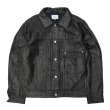 画像1: yoused （ユーズド）3Pocket 1st Leather Jacket （3ポケットファーストレザージャケット）/ Black（ブラック） (1)