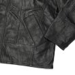 画像5: yoused （ユーズド）Leather Driver's Jacket （レザードライバーズジャケット）/ Black（ブラック） (5)