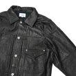 画像5: yoused （ユーズド）3Pocket 1st Leather Jacket （3ポケットファーストレザージャケット）/ Black（ブラック） (5)