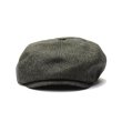 画像2: Nigel Cabourn（ナイジェル・ケーボン）CASQUETTE（キャスケット）"Black Chambray Hemp"/Charcoal（チャコールグレー） (2)