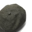 画像4: Nigel Cabourn（ナイジェル・ケーボン）CASQUETTE（キャスケット）"Black Chambray Hemp"/Charcoal（チャコールグレー） (4)