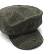 画像3: Nigel Cabourn（ナイジェル・ケーボン）CASQUETTE（キャスケット）"Black Chambray Hemp"/Charcoal（チャコールグレー） (3)